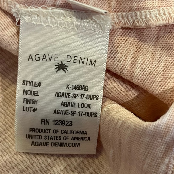 AGAVE DENIM long sleeve Henley Jersey 4 button shirt Medium Spanish Villa - Picture 10 of 16